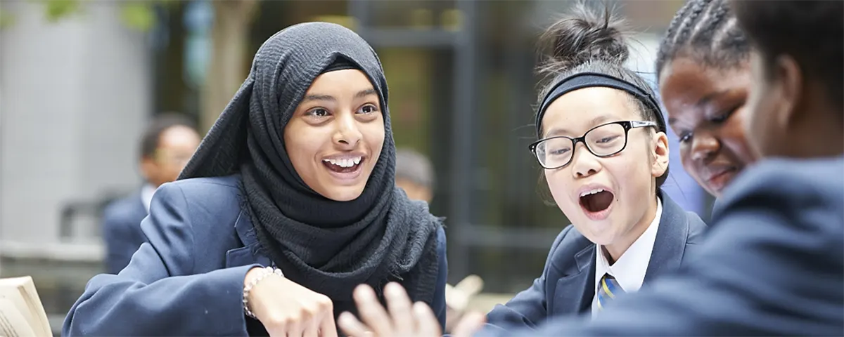 Photo of two female students